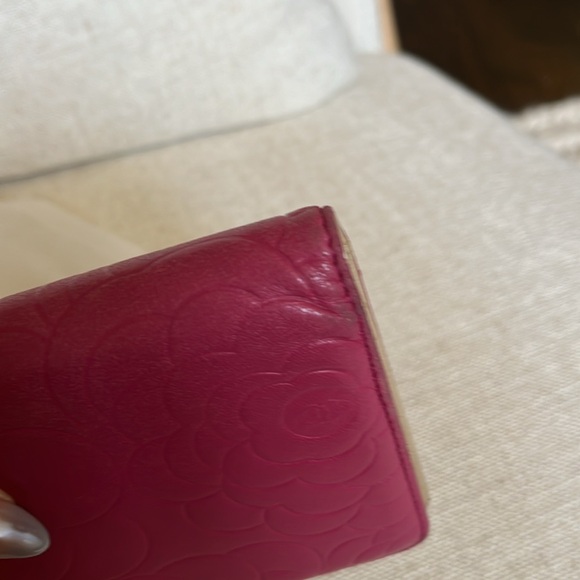 Chanel Hot Pink Camellia Bifold Wallet - Picture 7 of 13